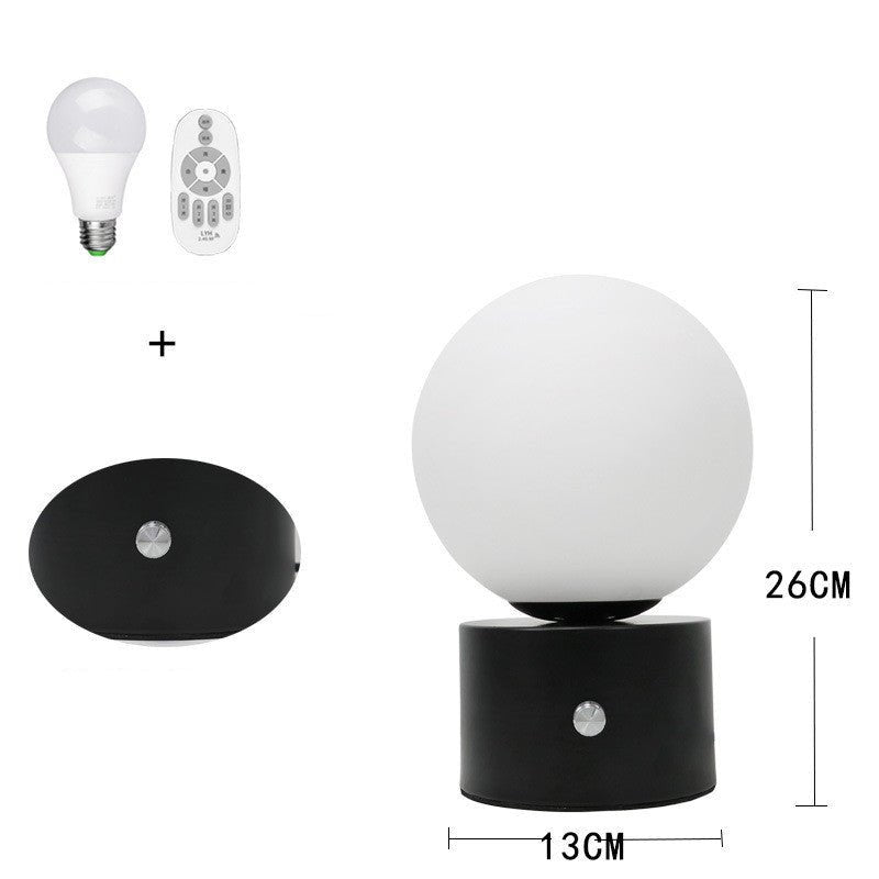 Desk Lamp Bedside Lamp Bedroom Touch Nordic Romantic Round Intelligent Lamp - Hearth & Lume