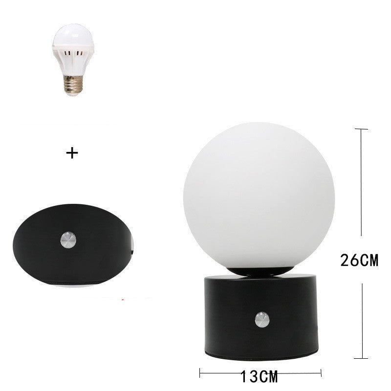 Desk Lamp Bedside Lamp Bedroom Touch Nordic Romantic Round Intelligent Lamp - Hearth & Lume