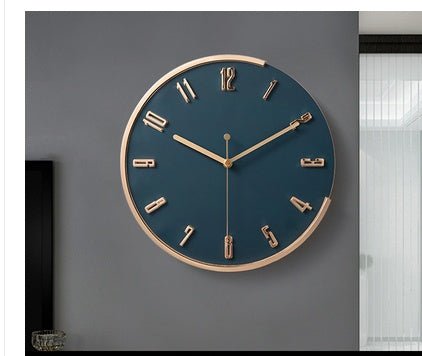 Nordic Light Luxury Decorative Clock Wall Hanging Fashion Wall Clock - Hearth & Lume