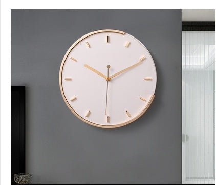 Nordic Light Luxury Decorative Clock Wall Hanging Fashion Wall Clock - Hearth & Lume