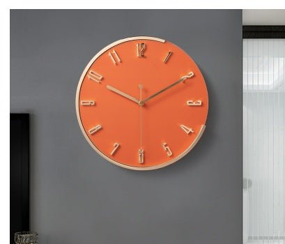 Nordic Light Luxury Decorative Clock Wall Hanging Fashion Wall Clock - Hearth & Lume