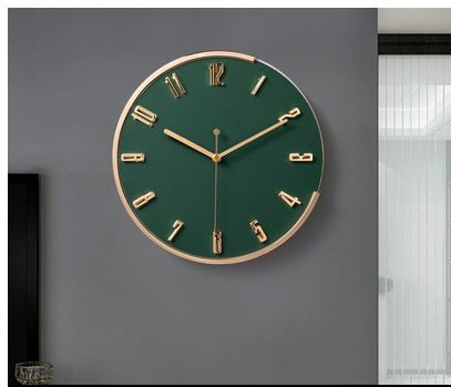 Nordic Light Luxury Decorative Clock Wall Hanging Fashion Wall Clock - Hearth & Lume