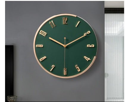 Nordic Light Luxury Decorative Clock Wall Hanging Fashion Wall Clock - Hearth & Lume