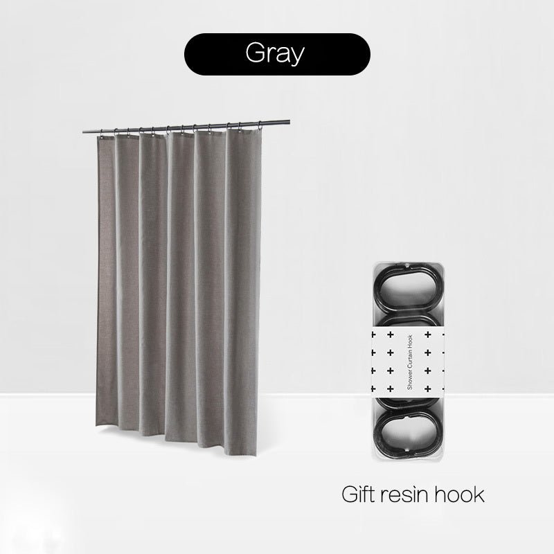 Magnetic Suction Non - Perforated Waterproof Bathroom Curtain - Hearth & Lume