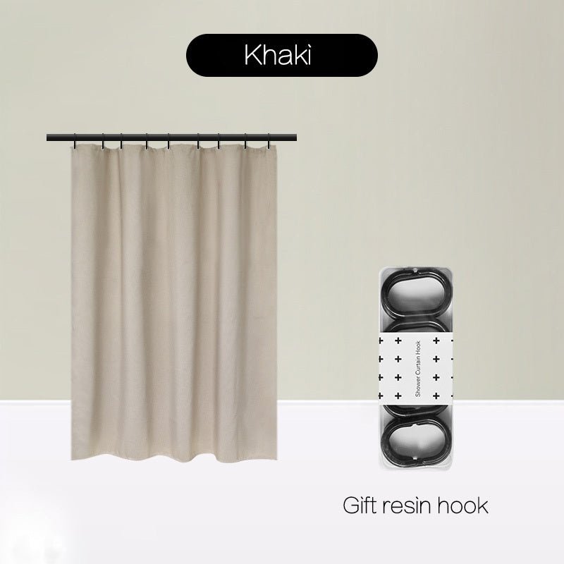 Magnetic Suction Non - Perforated Waterproof Bathroom Curtain - Hearth & Lume