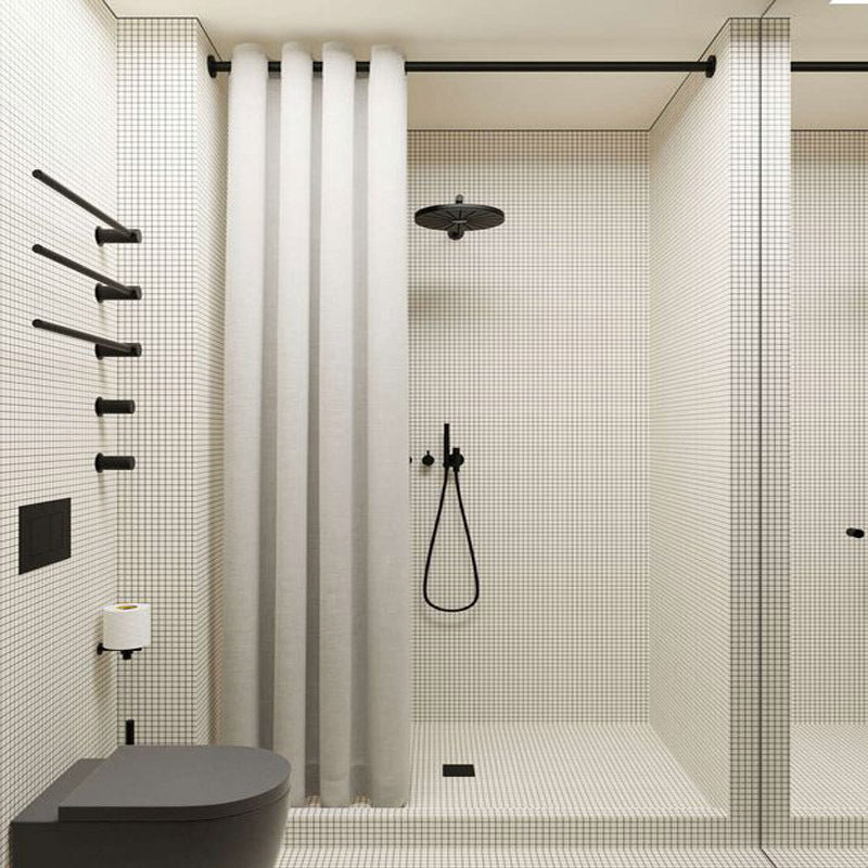 Magnetic Suction Non - Perforated Waterproof Bathroom Curtain - Hearth & Lume