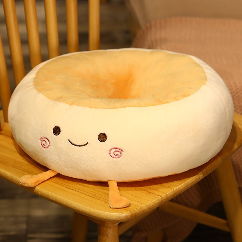 Toast Bread Futon Cushion Home Floor Chair Cushion Plush Office Tatami Pudding Butt Cushion - Hearth & Lume