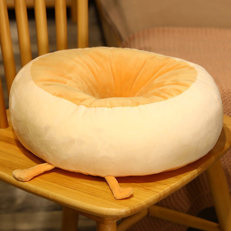 Toast Bread Futon Cushion Home Floor Chair Cushion Plush Office Tatami Pudding Butt Cushion - Hearth & Lume