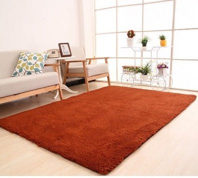 Living Room Rug Area Solid Carpet Fluffy Soft Home Decor White Plush Carpet - Hearth & Lume