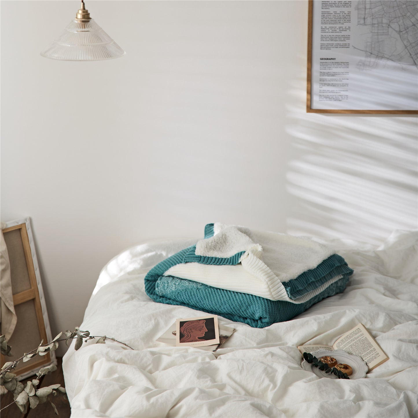 Lamb Cashmere Thickened Warm Blanket Quilt Knitting - Hearth & Lume