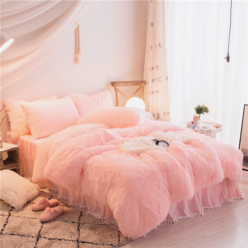 Korean mink velvet warm bedding - Hearth & Lume