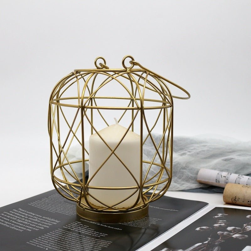 Metal Table Candlestick Home Decoration Modern Romantic Iron Candle Holders - Hearth & Lume