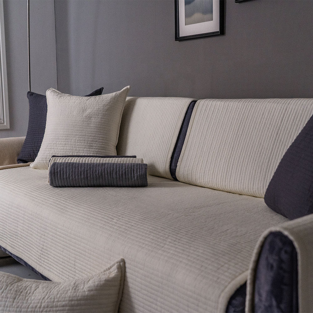 Sofa Cushion Cover Cotton Fabric Non - slip Cushion - Hearth & Lume