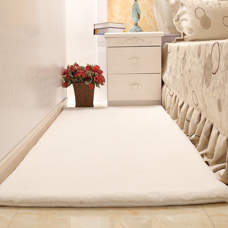 Imitation rabbit fur bedroom bedside blanket - Hearth & Lume