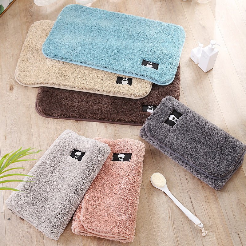 High wool thick bathroom toilet carpet - Hearth & Lume