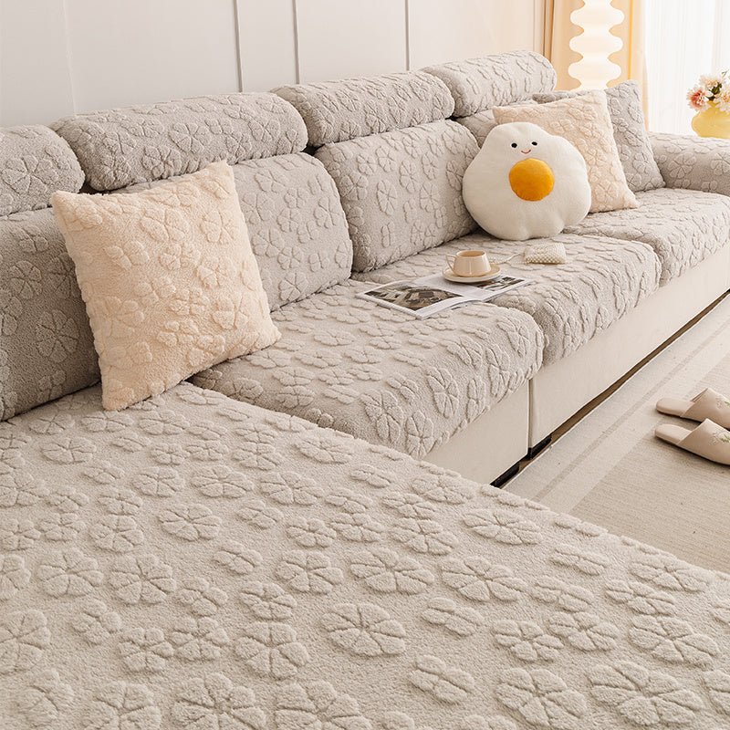 Anti - scratching Cushion Sofa Cover All - inclusive Universal Sofa Slipcover - Hearth & Lume