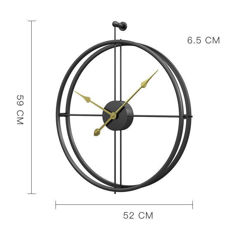 Fashion iron wall clock - Hearth & Lume