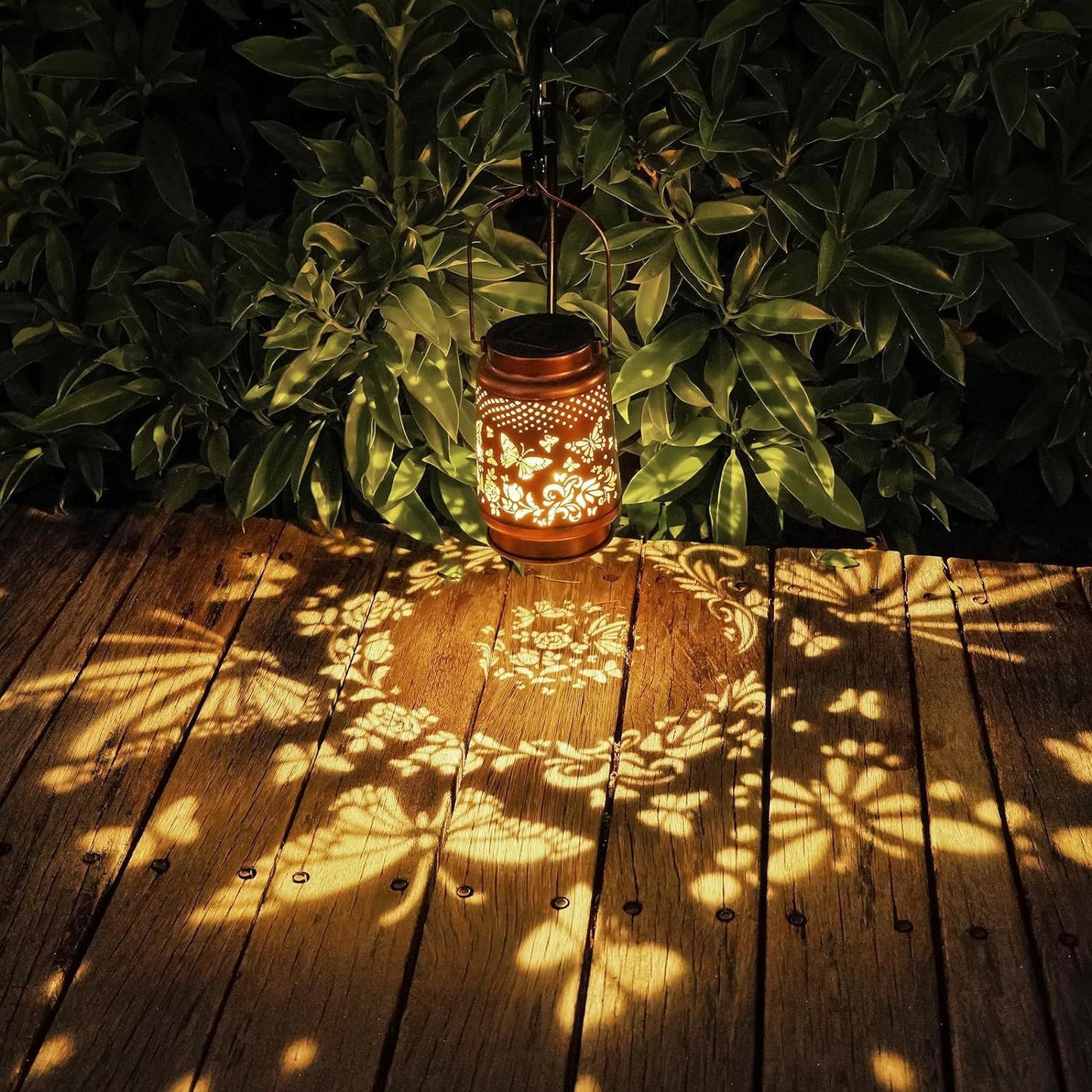 Solar Decorative Butterfly Garden Lamp Waterproof Lighting Chandelier Suspension Lamp - Hearth & Lume