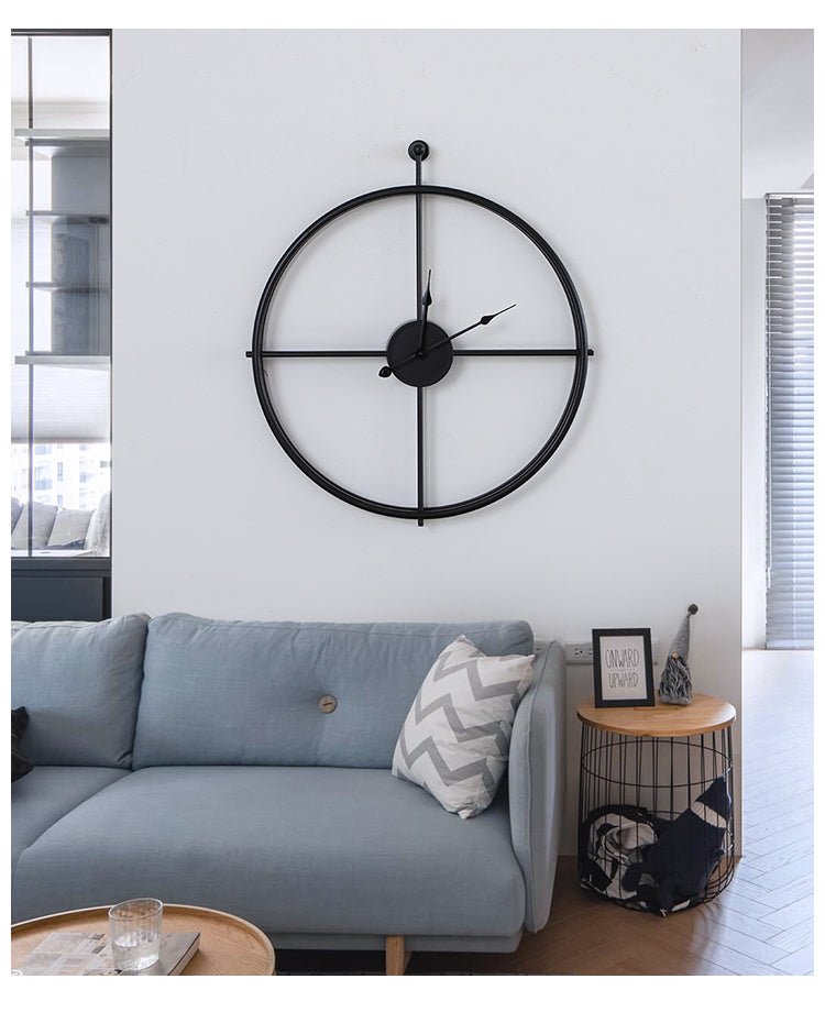 Fashion iron wall clock - Hearth & Lume