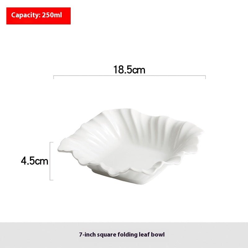 Square Bowl Plate Fruit Salad Bowl - Hearth & Lume