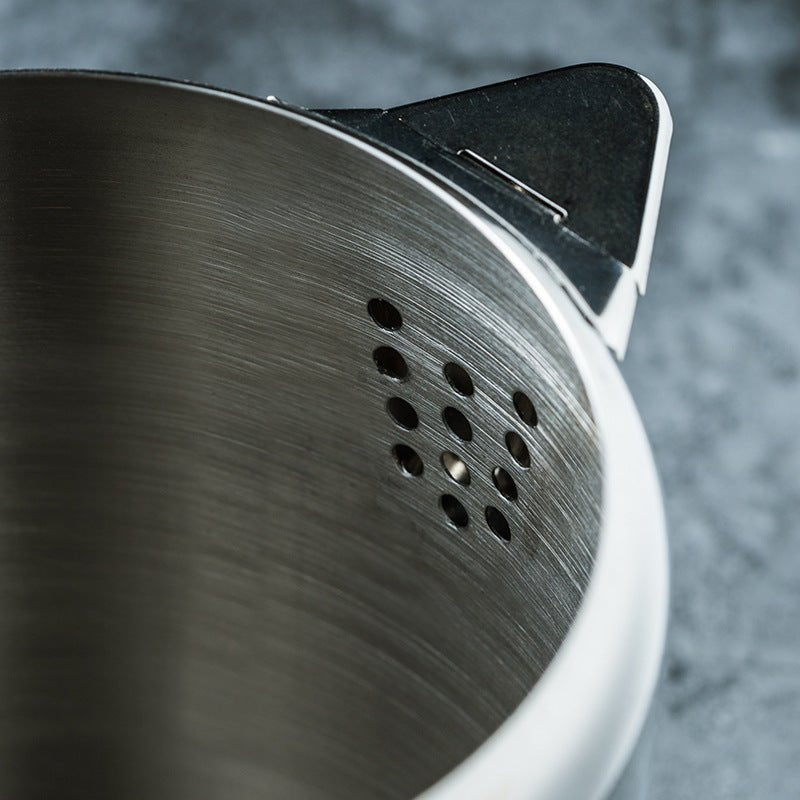 Pull teapot stainless steel coffee pot Hong Kong style milk teapot hand flush pot - Hearth & Lume