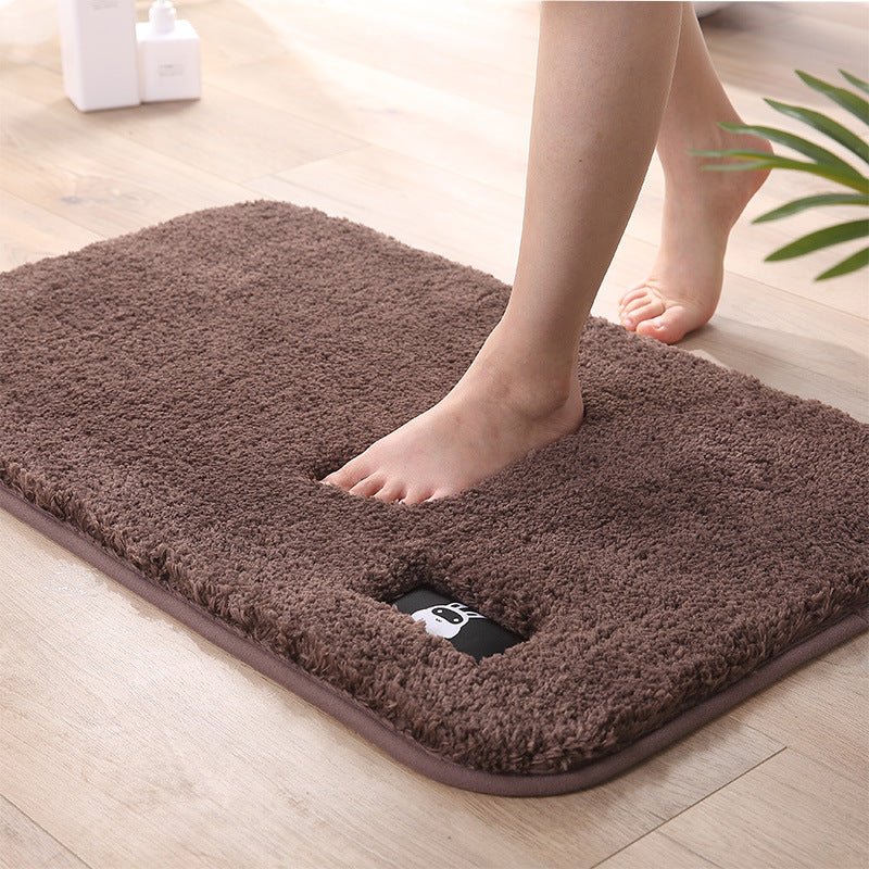 High wool thick bathroom toilet carpet - Hearth & Lume