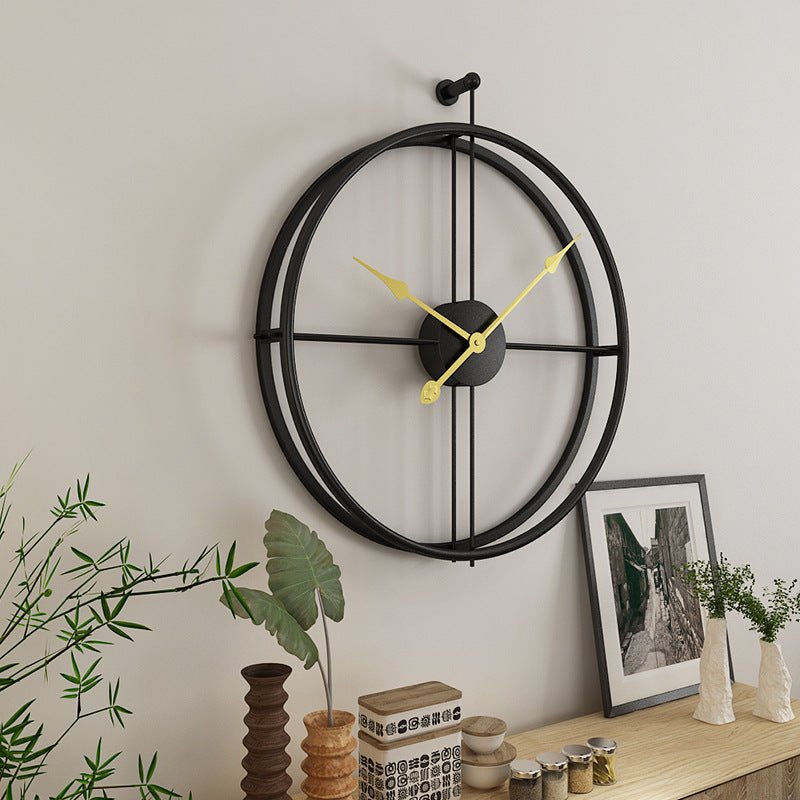 Fashion iron wall clock - Hearth & Lume