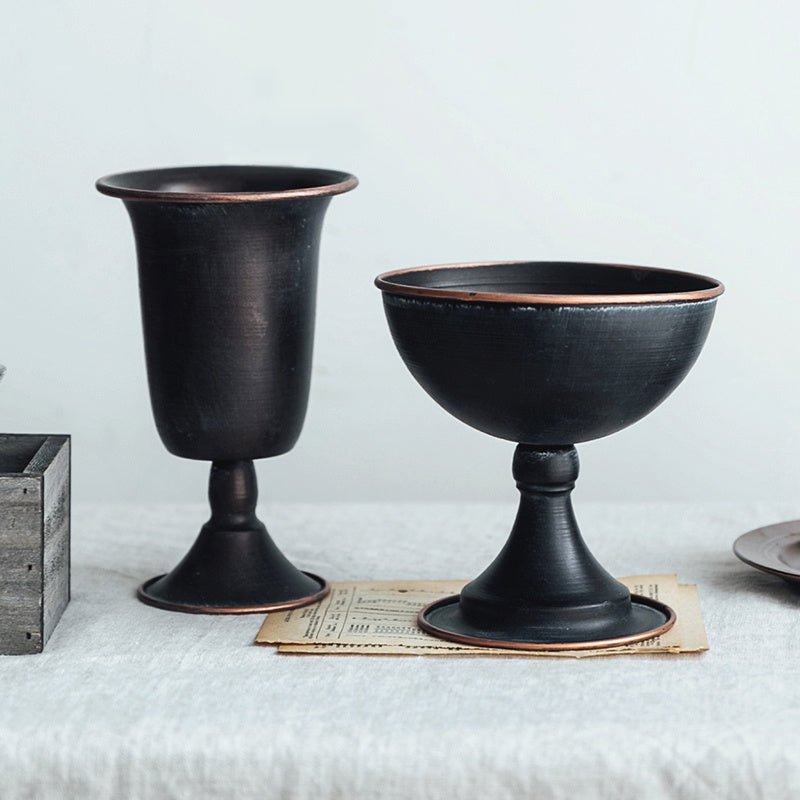 Creative retro distressed iron cup - Hearth & Lume