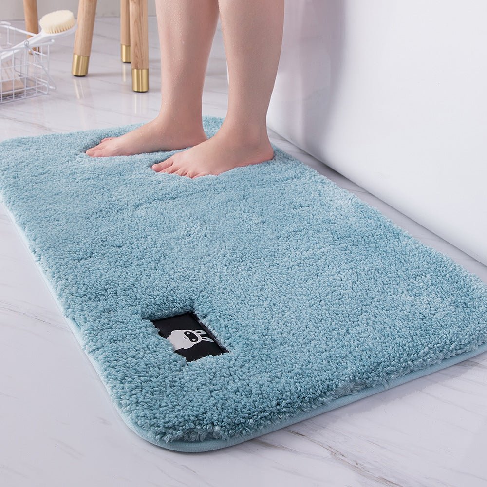 High wool thick bathroom toilet carpet - Hearth & Lume