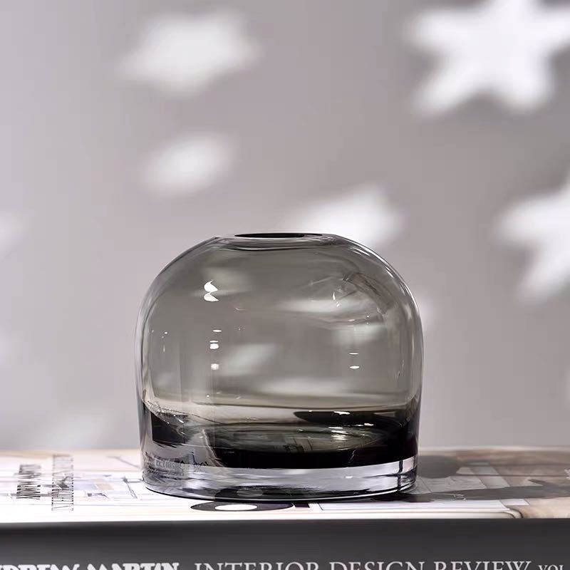 Simple Vase Creative Glass Living Room Dining Table Home Vase Vase - Hearth & Lume