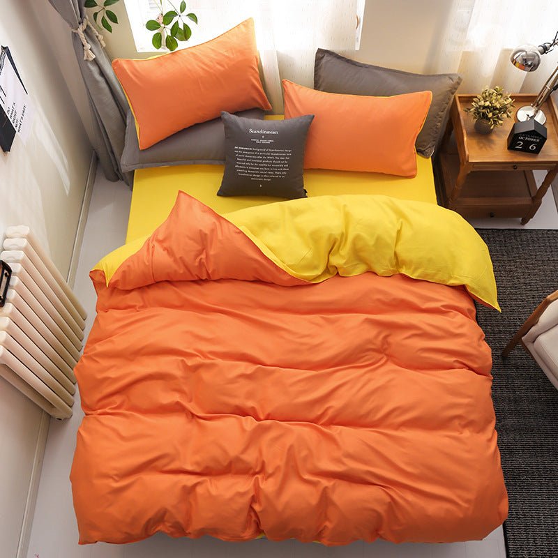 Simple three - piece bedding - Hearth & Lume