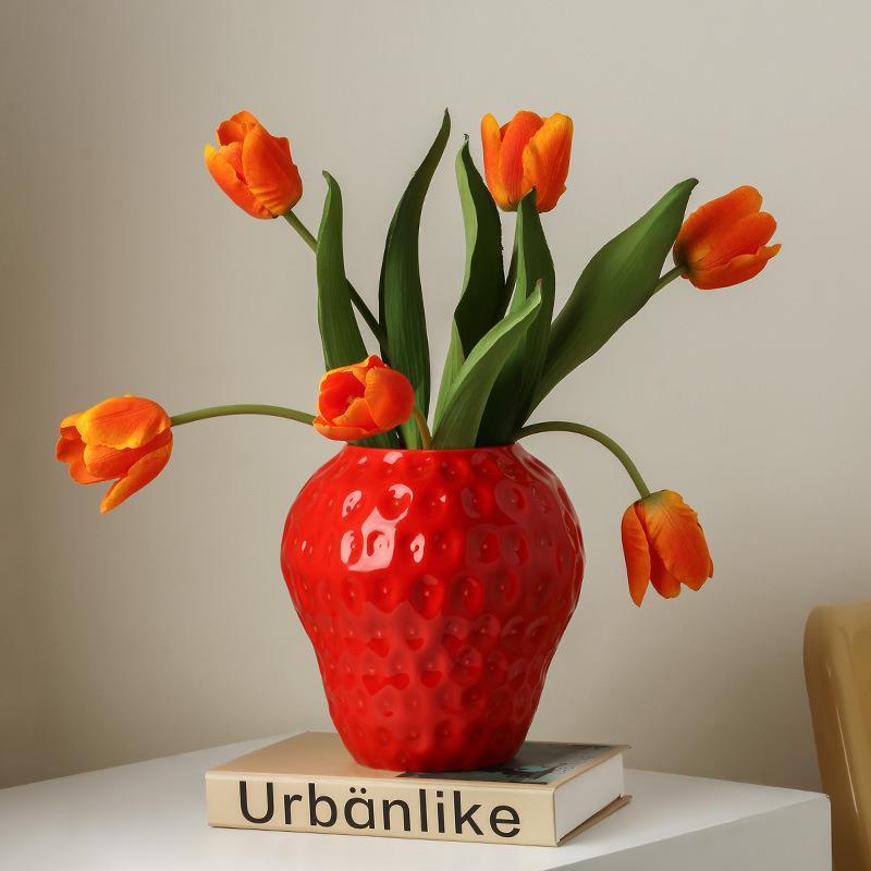 Straberry Vase Home Decorate - Hearth & Lume
