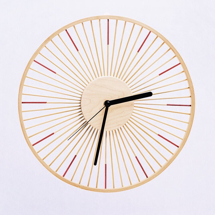 Natural Home Japanese Clock Wall Clock Living Room Nordic Ornaments - Hearth & Lume