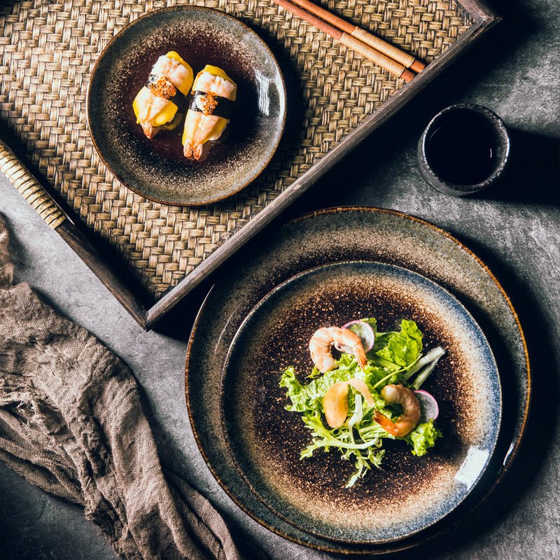 Japanese - style Creative Household Ceramic Dishes - Hearth & Lume