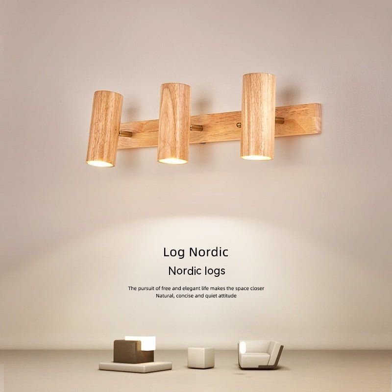 Original Wooden Bedroom Wall Lamp Japanese Retro - Hearth & Lume