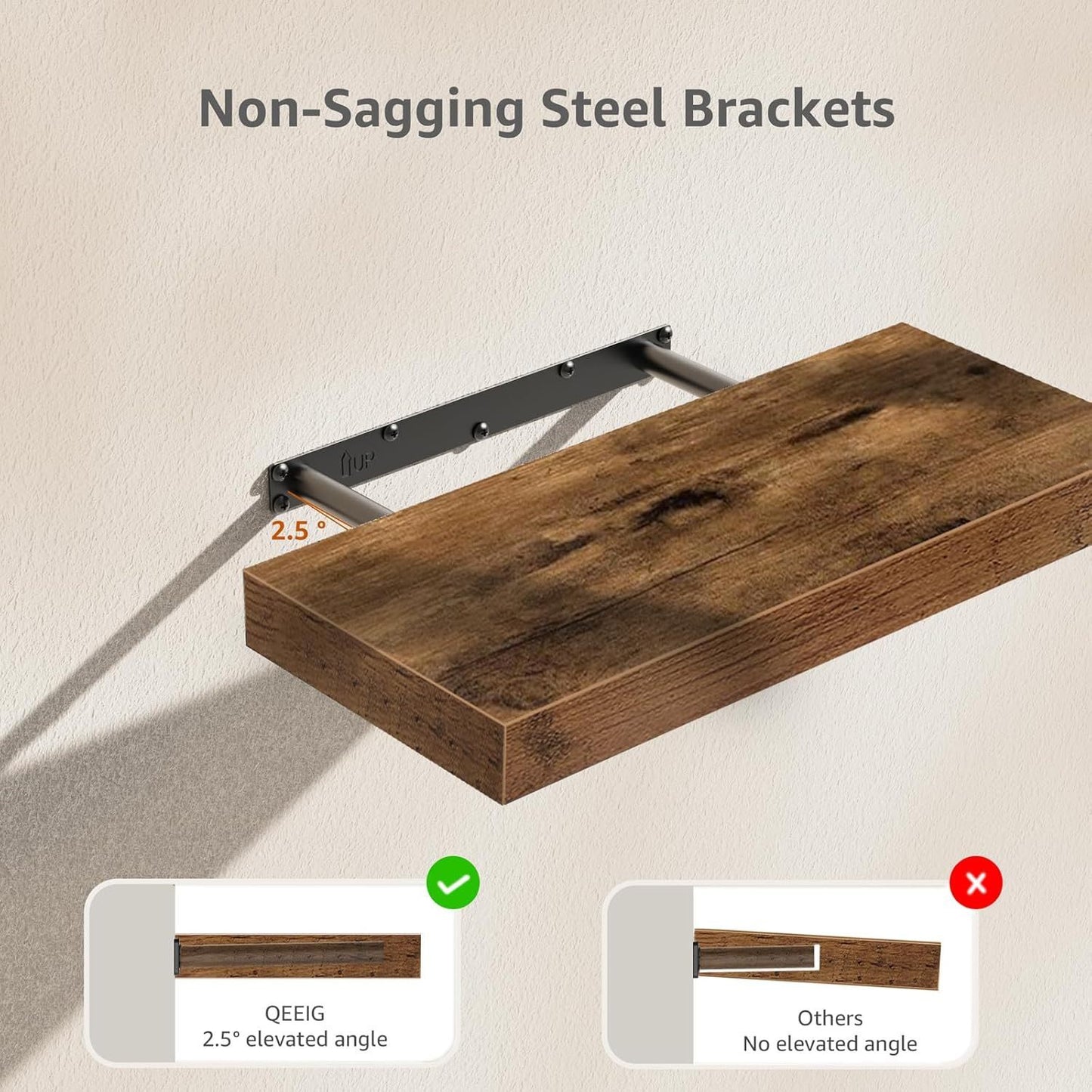 Floating Shelf Living Room Wall - Hearth & Lume