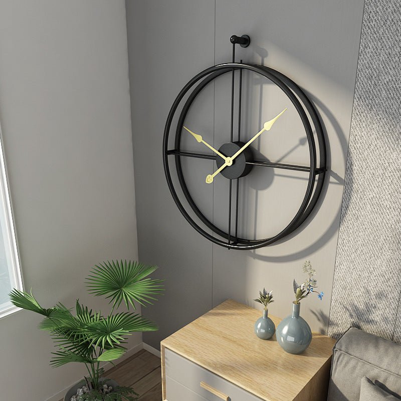 Fashion iron wall clock - Hearth & Lume