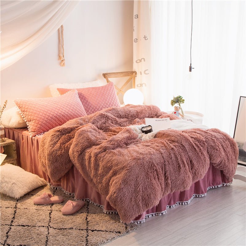 Korean mink velvet warm bedding - Hearth & Lume