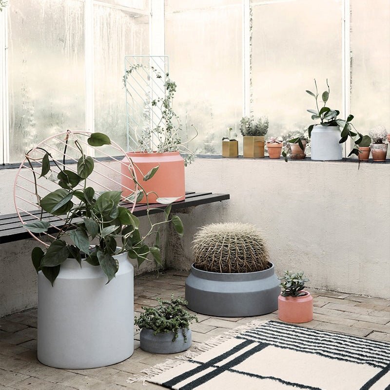 Nordic cement flower pot - Hearth & Lume