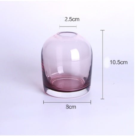 Simple Vase Creative Glass Living Room Dining Table Home Vase Vase - Hearth & Lume