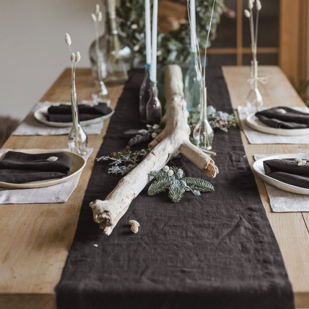 Linen Table Flag Fabric Art Plain Simple Washed Waterproof Tea Sheet Cloth - Hearth & Lume