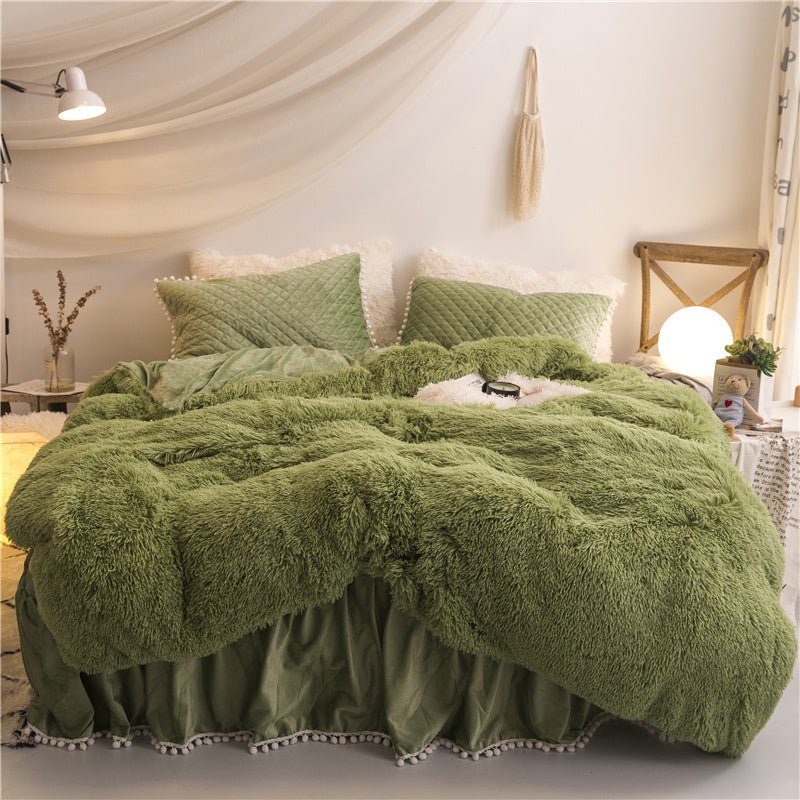 Korean mink velvet warm bedding - Hearth & Lume