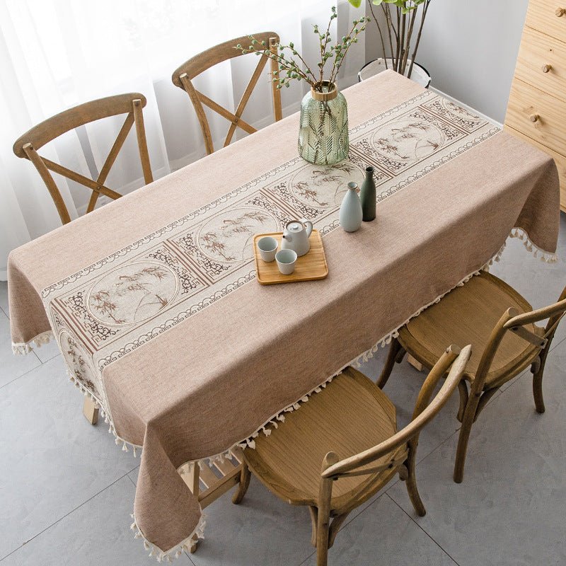 Cotton And Linen Cover Cloth Table Cloth Feeling Fabric - Hearth & Lume