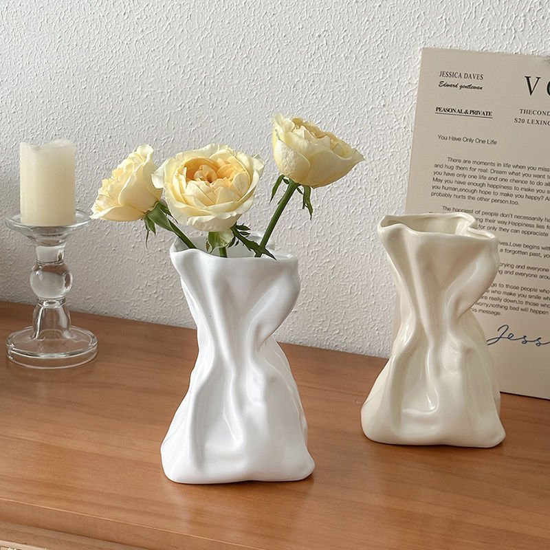 Simple Cream Style Vase Decoration Home Decoration - Hearth & Lume
