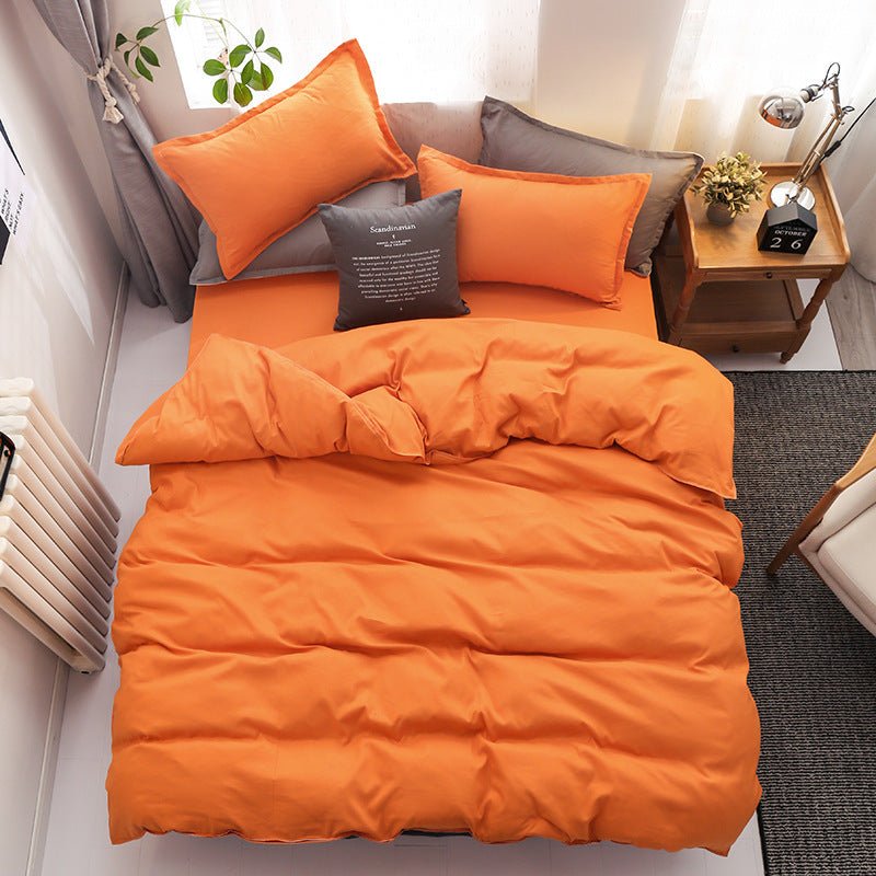 Simple three - piece bedding - Hearth & Lume