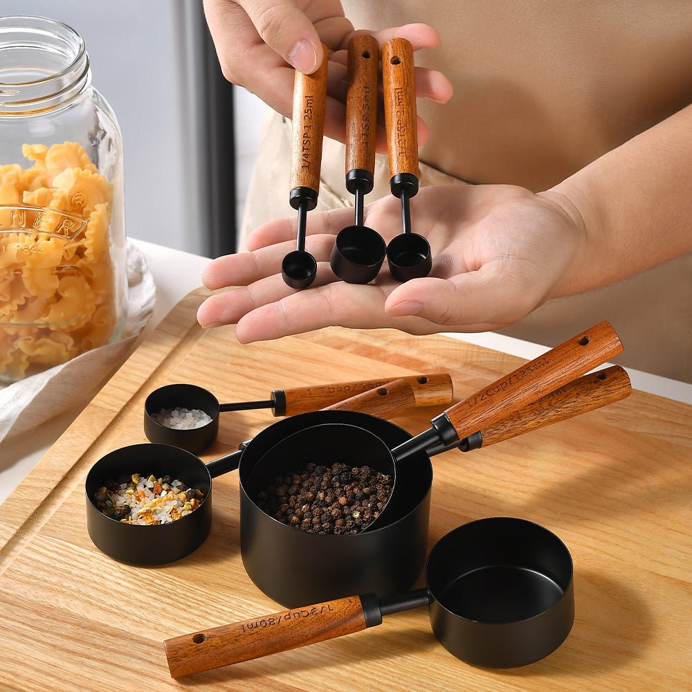 Stainless Steel Measuring Cup Measuring Spoon Home Baking Measuring Spoon Measuring Measuring Spoon Tool Suit - Hearth & Lume