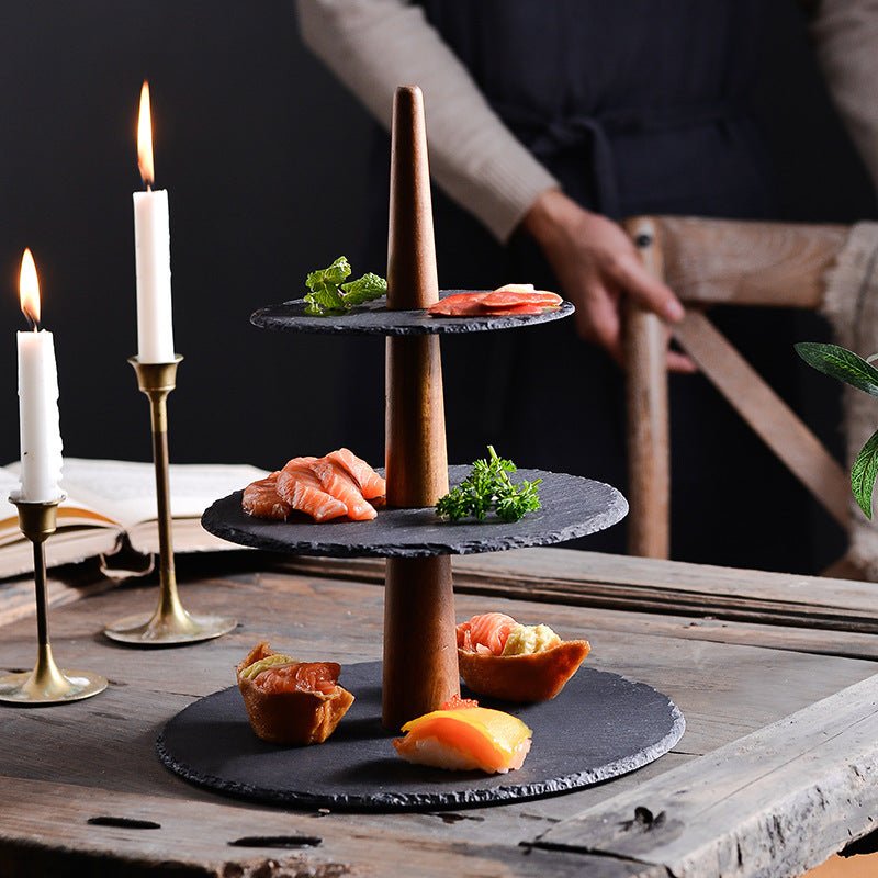 Dinner Plate Multi - layer Cake Plate Hotel Plate - Hearth & Lume