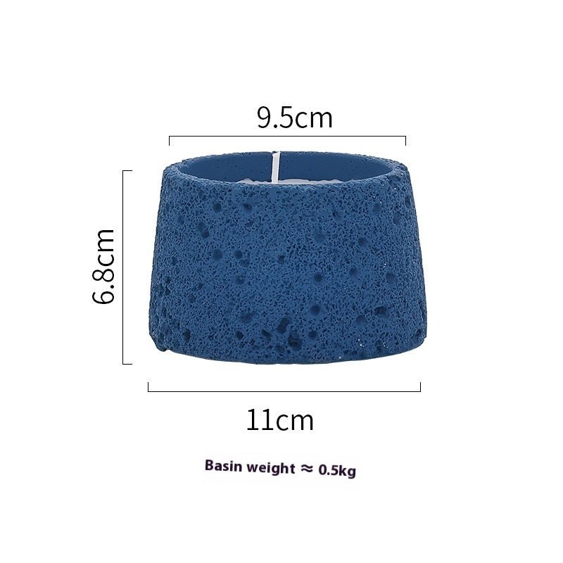 Home Decorative Crafts Candle Holder Cement Aromatherapy Candle Cup - Hearth & Lume