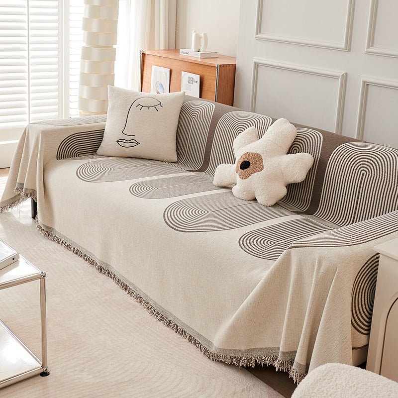 All - inclusive Universal Sofa Cover Simple Full Cover Cloth Sofa Cover Cushion - Hearth & Lume