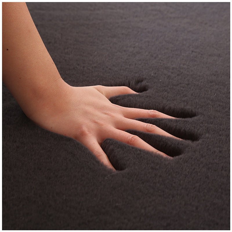 Imitation rabbit fur bedroom bedside blanket - Hearth & Lume